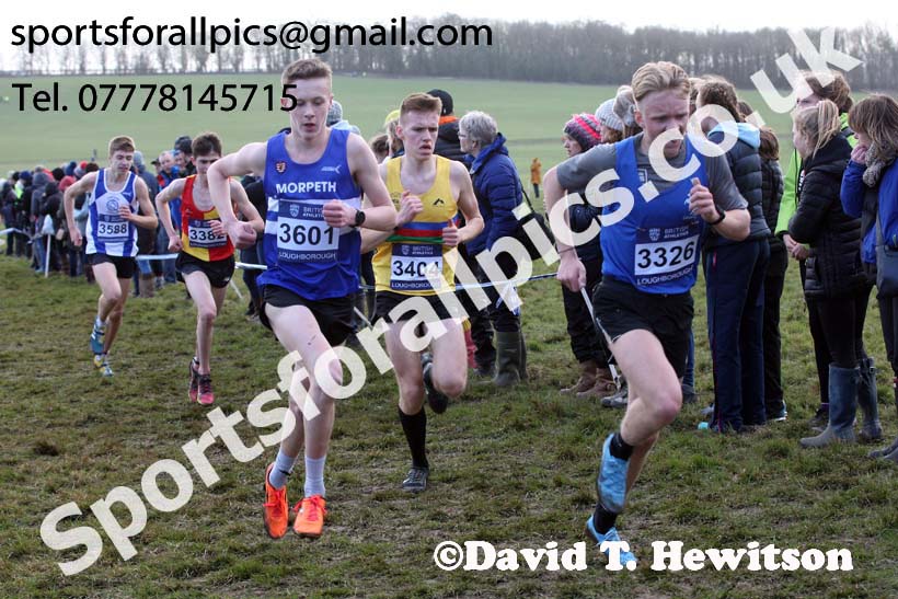 Mens under-17s 2019 British Athletics Inter Counties Cross Country, Prestwood Hall, Loughborough. Photo:  David T. Hewitson/Sports for All Pics